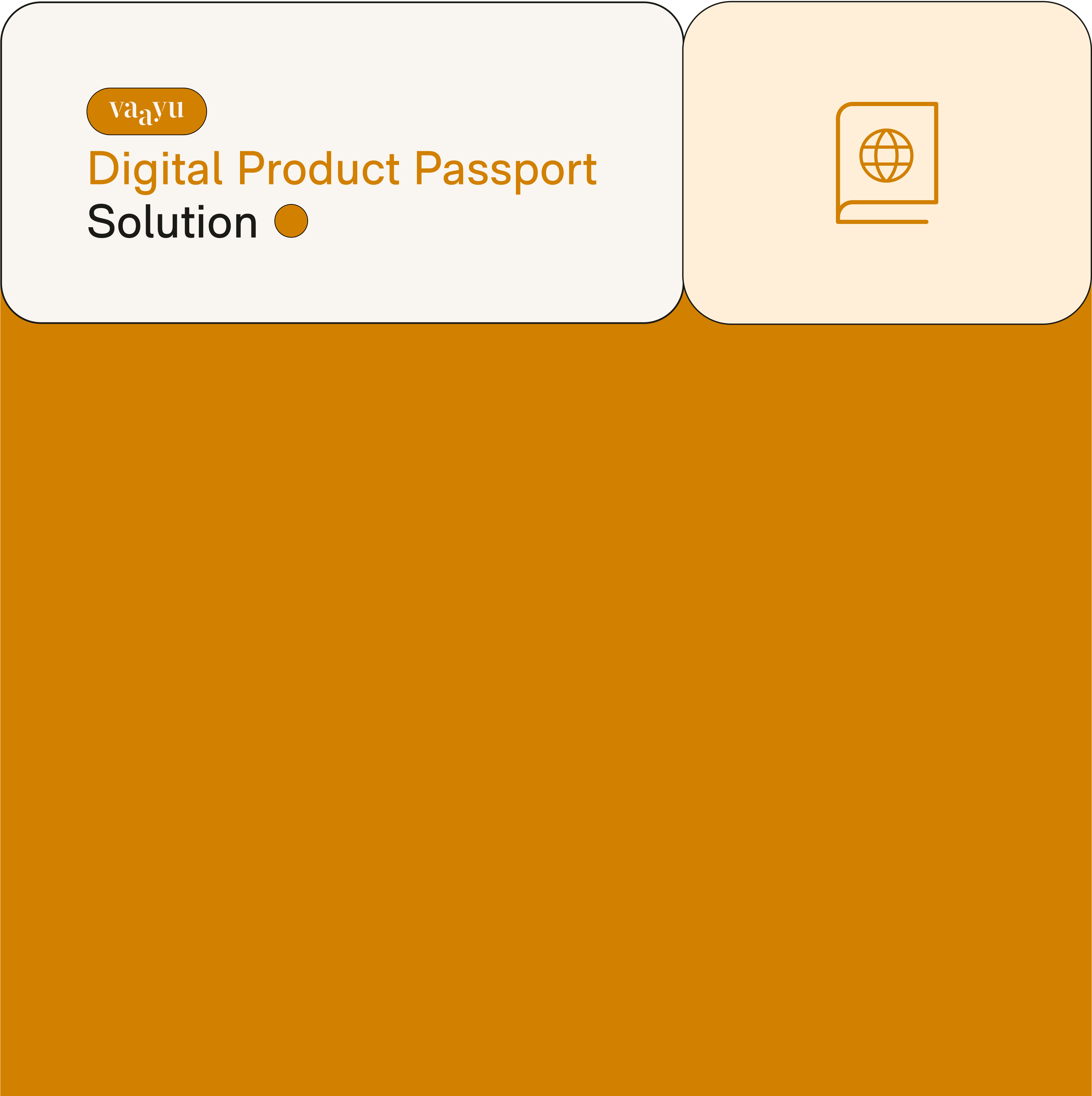 Logo for Digital Product Passport Solution with a globe icon on a book.