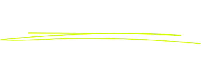 Two parallel curved lime green lines on a transparent background.